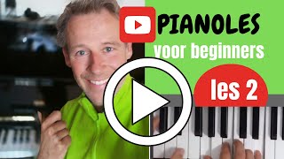 🎹 In 7 stappen Piano leren spelen zonder noten  Pianoles 2 voor beginners pianoles pianoleren [upl. by Neoma]