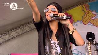 Funny girl IISuperwomanII doing her thing at London Mela 2013 for BBC Asian Network [upl. by Attegroeg]