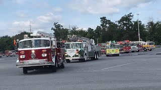 Old amp Antique Apparatus Lights amp Sirens Parade 42nd Annual PA Pump Primers Muster [upl. by Amrita249]