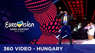 Joci Pápai  Origo Hungary 360° A dal performance [upl. by Junia128]