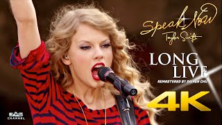 Remastered 4K Long Live • Taylor Swift  NBC Thanksgiving Special 2010 • EAS Channel [upl. by Yoshiko]