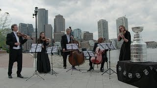 Boston Symphony Orchestra plays Im Shipping Up to Boston with the Stanley Cup before Game 5 [upl. by Edan]