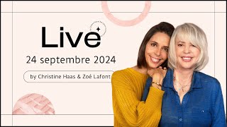 Direct dastrologie ✨ du 24 septembre 2024 avec Christine Haas amp Zoé Lafont [upl. by Lebbie]