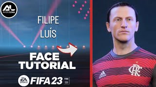 FIFA 23  FILIPE LUÍS Face  Stats Tutorial [upl. by Malti]