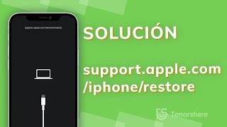 Cómo solucionar error supportapplecomiphonerestore [upl. by Akeim]