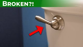 Toilet Handle Replacement  How to change a Toilet Handle Stepbystep [upl. by Nikkie703]