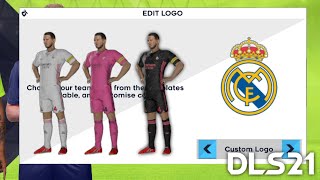 Real Madrid 2021 Kits and Logo for DLS 22 [upl. by Hsaka680]