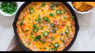 Easy Refried Bean Dip [upl. by Annawot115]