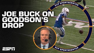 Thats just sports 🤷‍♂️ Joe Buck amp Troy Aikman react to gamealtering drop from Tyler Goodson [upl. by Wakefield569]