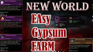 New World Easy Gypsum Daily Farm Route [upl. by Iad]