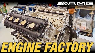 Mercedes AMG V8 Engine Manufacturing [upl. by Carleen990]