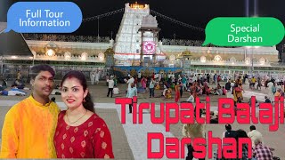 Tirupati Balaji Darshan  Full Detail Information  Vellore to Tirupati Glam Girl Susmita Dey [upl. by Mirabella281]