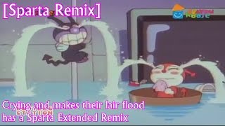 Sparta Remix Crying and makes their lair flood has a Sparta Extended Remix [upl. by Torhert]