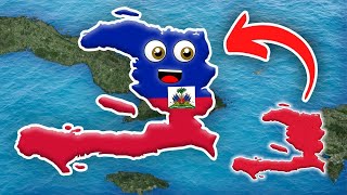 Haiti  Geography amp Departments  Countries of the World [upl. by Nuahsak]