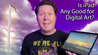 Is the iPad Any Good for Digital Art iPad Air 2024 M2 Review [upl. by Kennett]