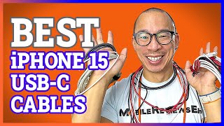 I Tested 20 USBC Cables  Heres My Top 5 Cables For The iPhone 15 [upl. by Micheil773]