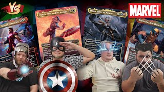 Marvel Superhero Showdown  Commander VS  Magic the Gathering Gameplay [upl. by Aicemat935]