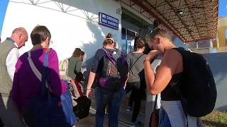 Arrival procedure Heraklion airport HER Crete Greece [upl. by Toulon]