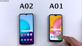 SAMSUNG A02 vs A01  SPEED TEST [upl. by Eran89]