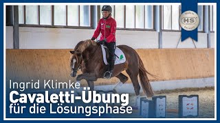 Tipps von Ingrid Klimke Cavaletti Übung für die Lösungsphase [upl. by Airrej]