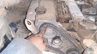 Replace Timing belt engine 1HZ Toyota [upl. by Ambrosia288]