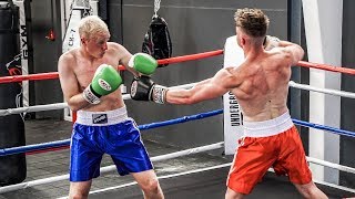 BOXING MATCH Joe Weller Vs Malfoy [upl. by Aerdua]