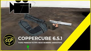 COPPERCUBE 651  FPS HEAD BOBBING ANIMATION PROJECT DOWNLOAD [upl. by Ardel]