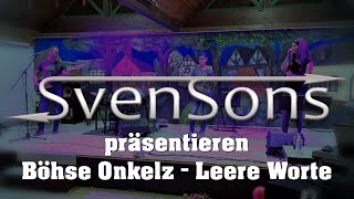 quotBöhse Onkelz  Leere Wortequot Cover live  Familie mit Kindern 13  10 EGitarre u Schlagzeug [upl. by Lybis682]