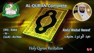 Holy Quran Complete  Abdul Wadud Haneef 33 عبد الودود حنيف [upl. by Aratak]