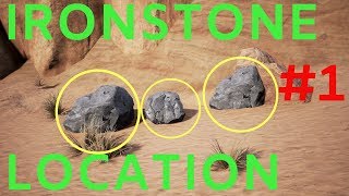 CONAN EXILES BEST IRONSTONE LOCATION FOR BEGINNERS  LETS PLAY CONAN EXILES  GUIDE TO IRON ITEMS [upl. by Garnett725]