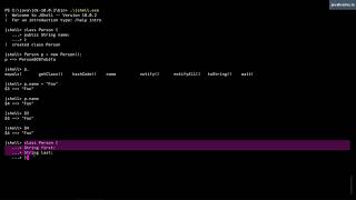 JShell Basics 13  Creating classes [upl. by Cutlip]