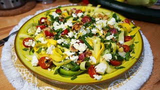 Gata în 10 minute 🥒 Salată de dovlecei 🥗 Mâncarea perfectă pentru vară 🥬 Șef Paul Constantin [upl. by Goran613]