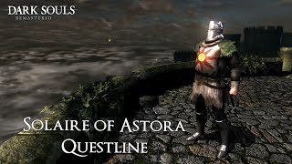 Dark Souls Remastered  Solaire of Astora Questline Both Endings [upl. by Einej240]