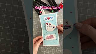 Easy and Cute DIY Birthday card 💝🎂 [upl. by Manchester]