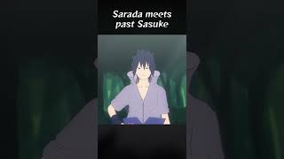 Sarada meets Sasuke in the past [upl. by Benildas74]