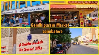 Gandhipuram Market Coimbatore My Recent VisitOne Of The Main Market [upl. by Rhine]