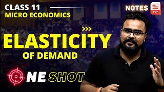 ELASTICITY OF DEMAND class 11 ONE SHOT  Micro economics Chapter 4  GAURAV JAIN [upl. by Estell339]