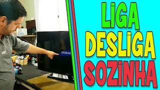 Como Resolver o Problema de Ligar e Desligar Sozinha na TV Samsung LED e LCD [upl. by Gwenny682]