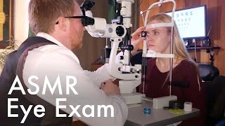 Real ASMR Eye Exam in Leicester Unintentional Real Person ASMR [upl. by Ayik224]