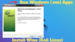 How to Install WINE on Kali Linux [upl. by Haden]