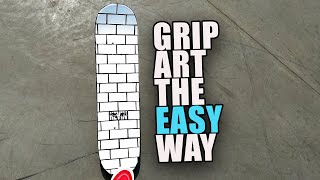 How I make Satisfying DIY Grip tape Art [upl. by Tatianas]