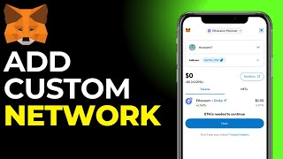 How to Add Custom Network in Metamask Wallet on Mobile Updated [upl. by Eniawed412]