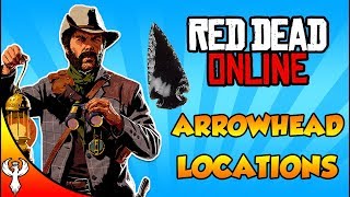 Red Dead Online  ALL Arrowhead Locations for Cycles 13 Collector [upl. by Harwell235]