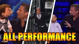 Paul Zerdin Ventriloquist Americas Got Talent 2015 All Performances｜GTF [upl. by Jenei]