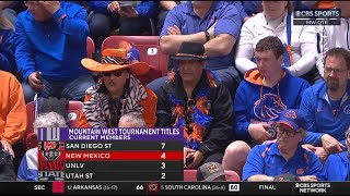 NCAAM 20240314 MWC Mens Basketball Quarterfinal  6 New Mexico vs 3 Boise State [upl. by Erelia]