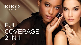 KIKO Milano  Full Coverage 2IN1 Foundation and Concealer [upl. by Hulbert]