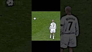 Beckham vs Greece 2001 Free kick ☠️ football viral fyp shorts england edit video hd 4k [upl. by Asum68]