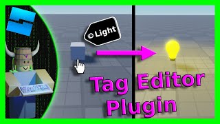 Tag Editor Plugin  Roblox Studio Plugin Tutorial [upl. by Trebla631]