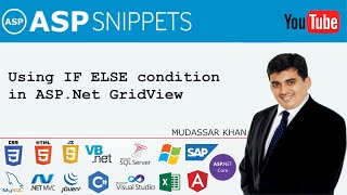 Using IF ELSE condition in BoundField column in ASPNet GridView [upl. by Anar]