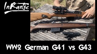 WW2 German SemiAutomatic Rifles The G41 vs the G43 [upl. by Wilkins486]